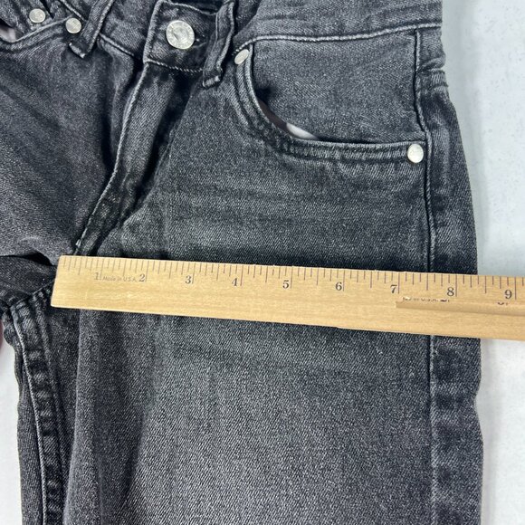 Levi's Silver Tab Jeans Kids 8 Reg Stay Loose Fit Black Faded Cotton Denim - Picture 14 of 16